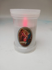 LED Grave Light with Saints