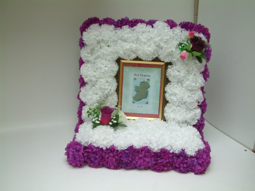 Wreath - Floral Picture Frame