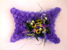 Pillow Wreath (Purple)
